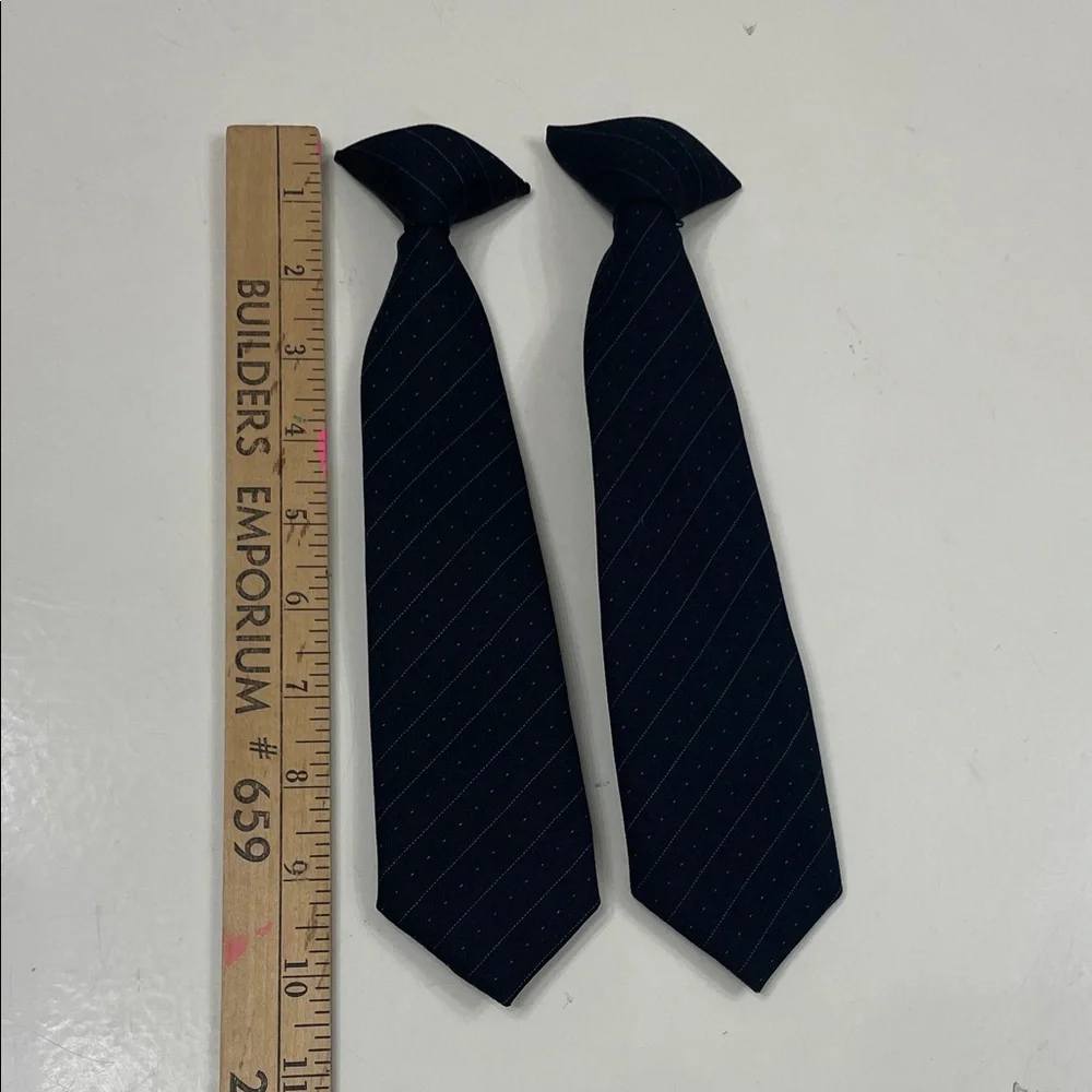 Classic Black Striped Tie